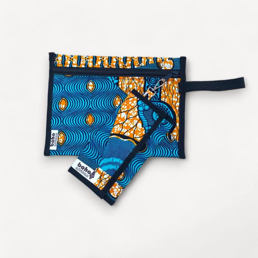 kente clutch&wallet set no:5