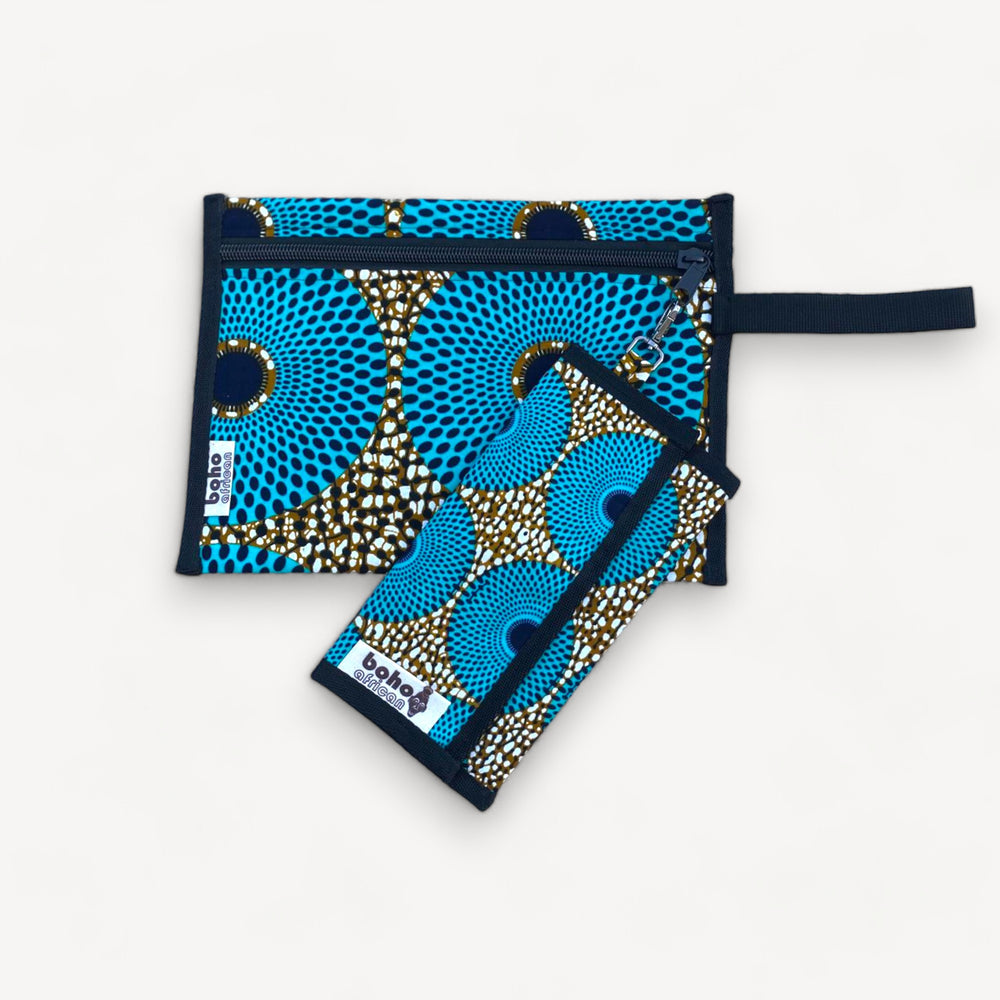 kente clutch&wallet set no:3
